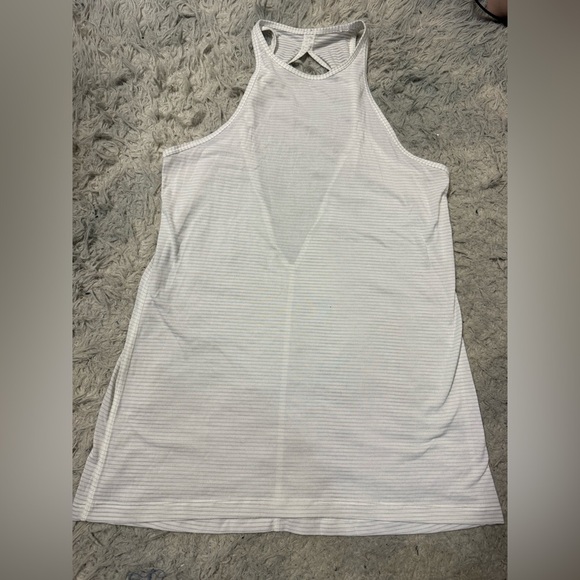 Lululemon trapeze twist tank white EST size 4 - Picture 4 of 8